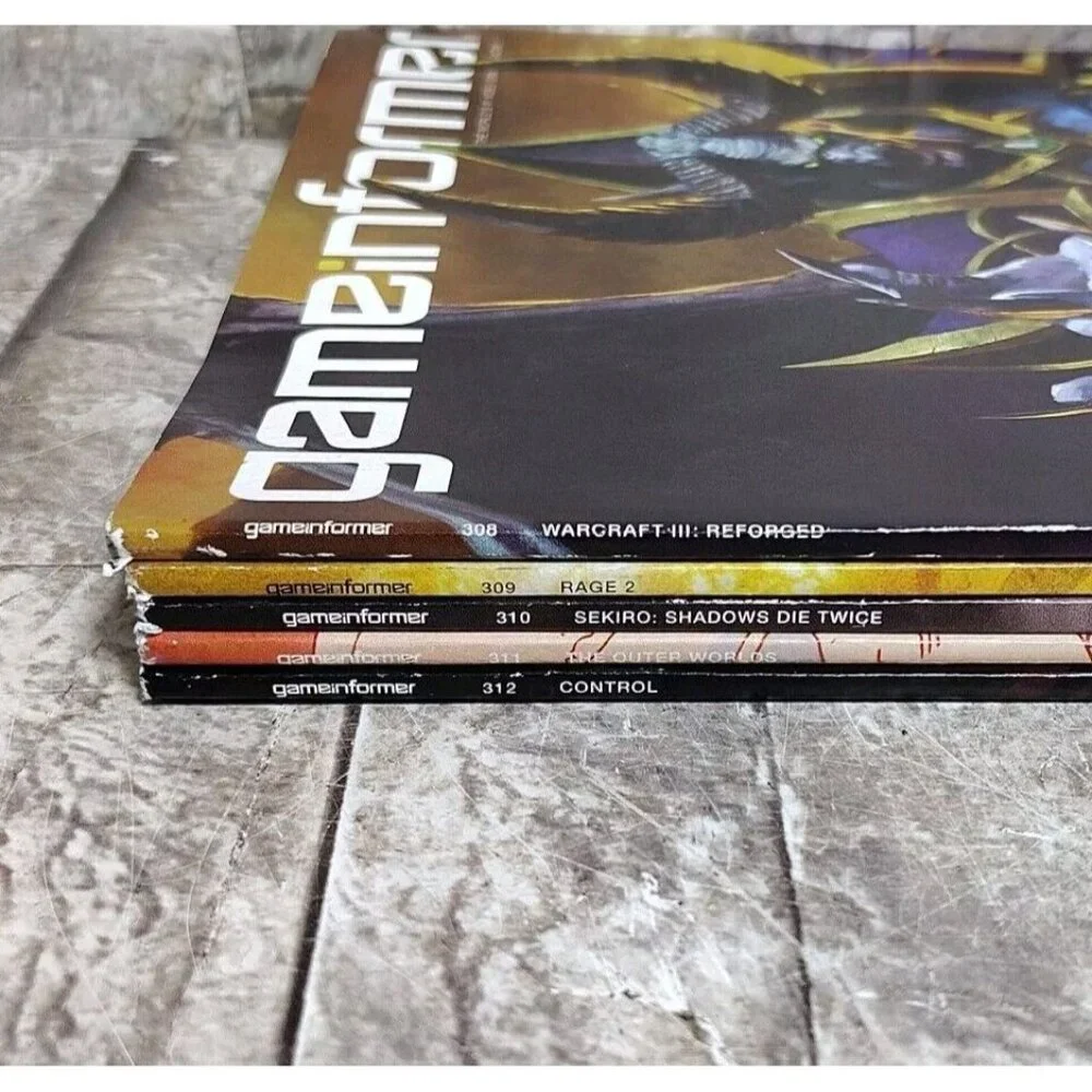 Lot Of 5 Game Informer Magazine Issues 308,309,310,311, 312